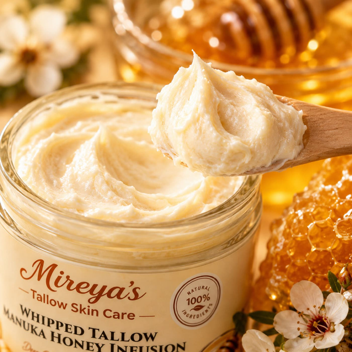 Manuka Honey Infusion — Whipped Tallow Cream