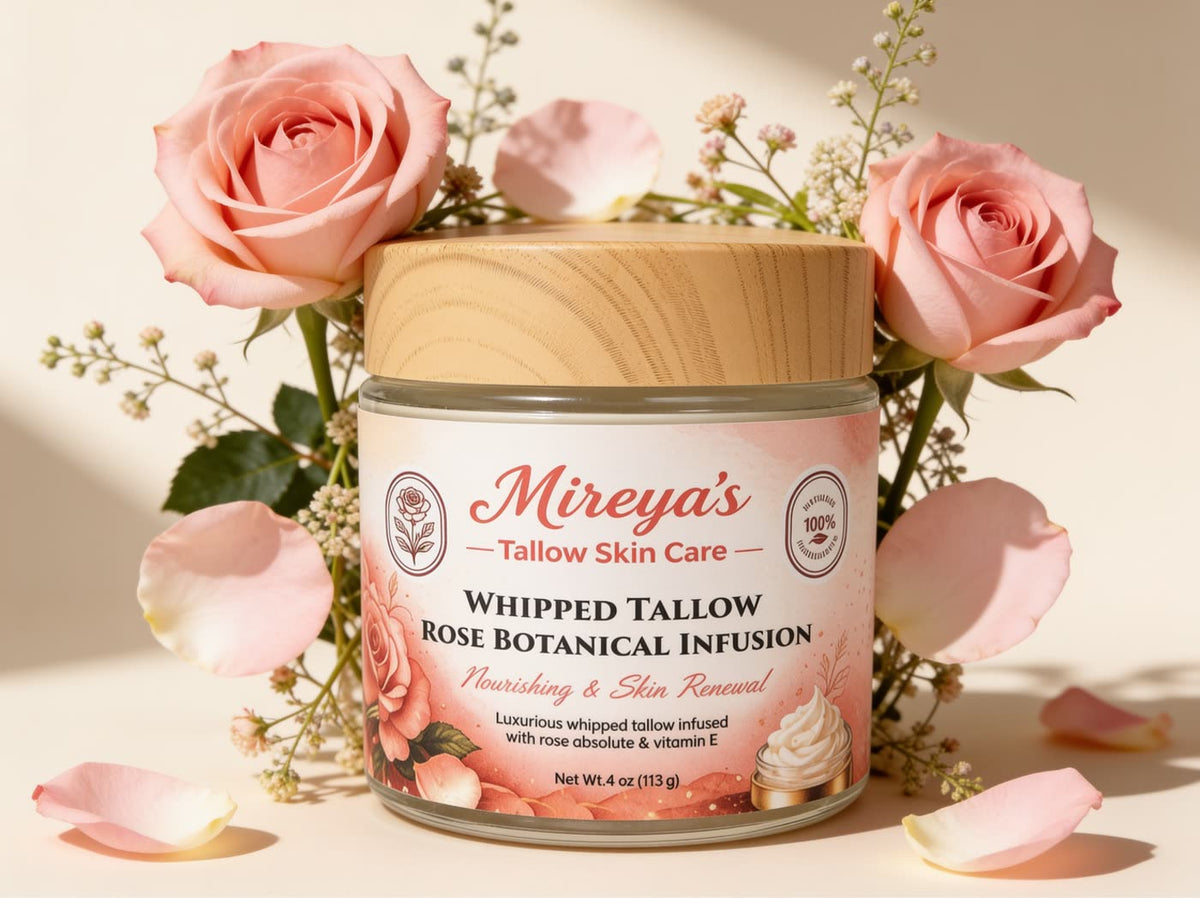 Rose Botanical Infusion — Whipped Tallow Cream