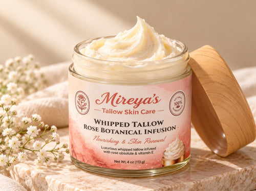 Rose Botanical Infusion — Whipped Tallow Cream