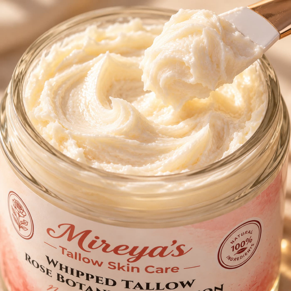Rose Botanical Infusion — Whipped Tallow Cream